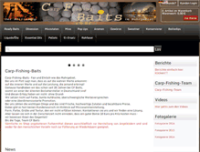 Tablet Screenshot of carp-fishing.de